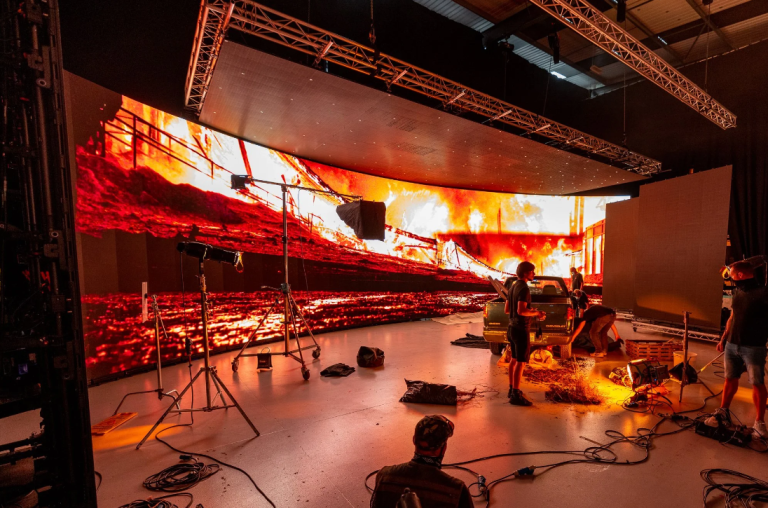 가상 생산 LED 벽