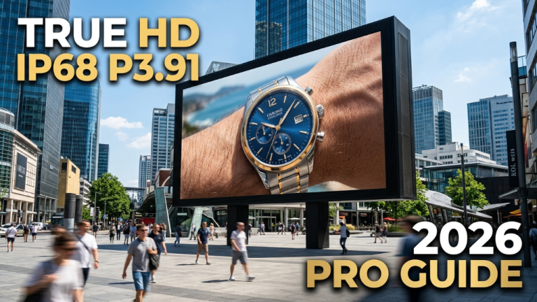 P3.91 실외 방수 LED 스크린