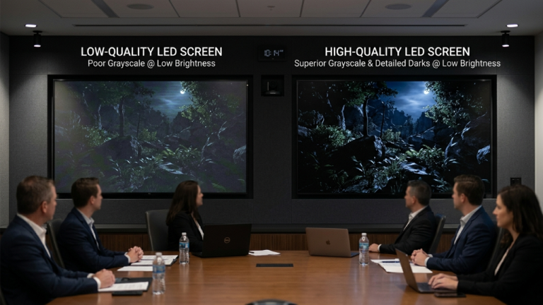 높은 새로 고침 LED 스크린