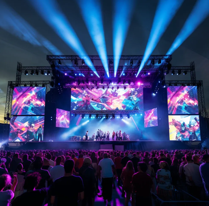 야외 임대 LED 스크린