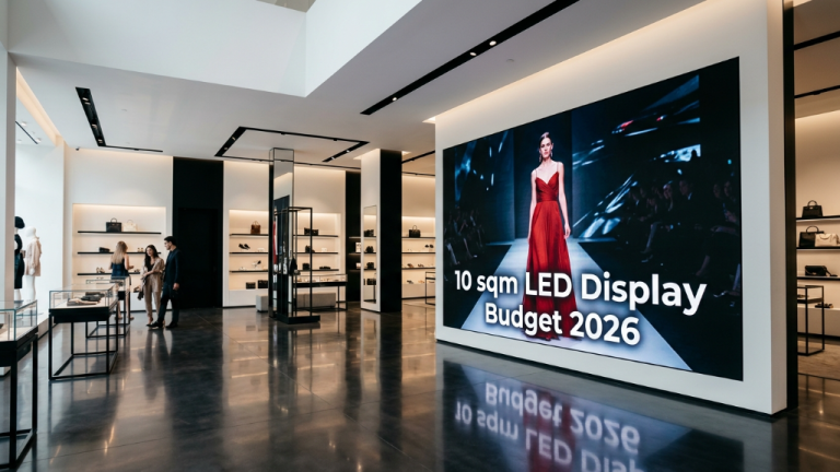 10평방미터 실내 LED 디스플레이 예산