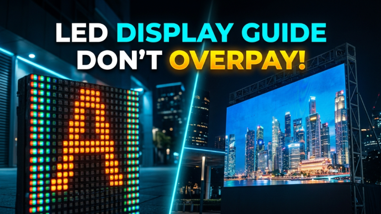 LED 디스플레이 작동 방식