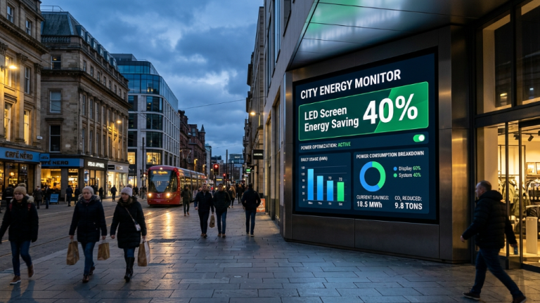 LED 스크린 일일 소비 전력