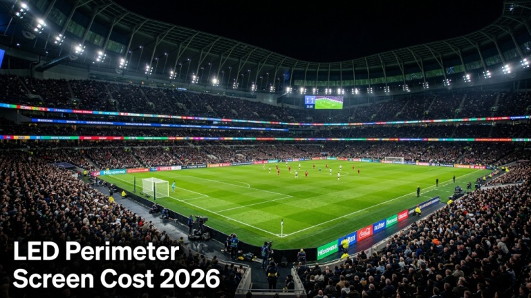 경기장 LED 주변 스크린 비용