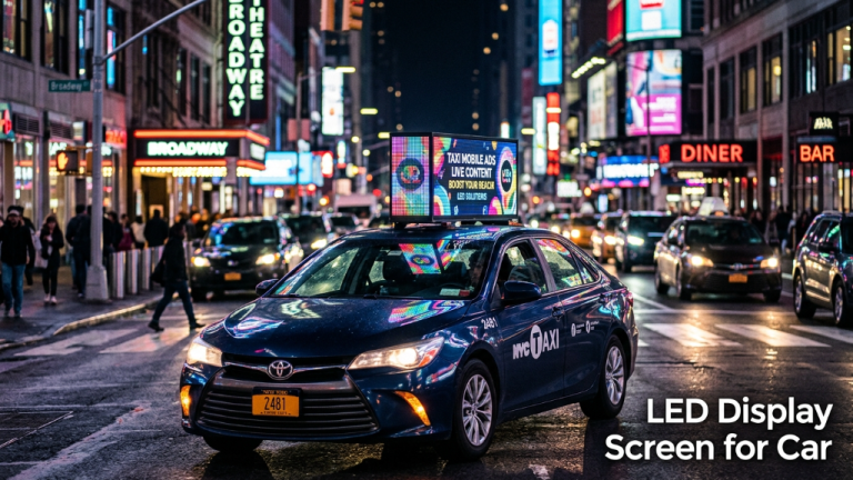 자동차용 LED 디스플레이 화면