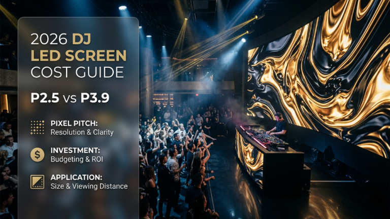 DJ LED 스크린 비용