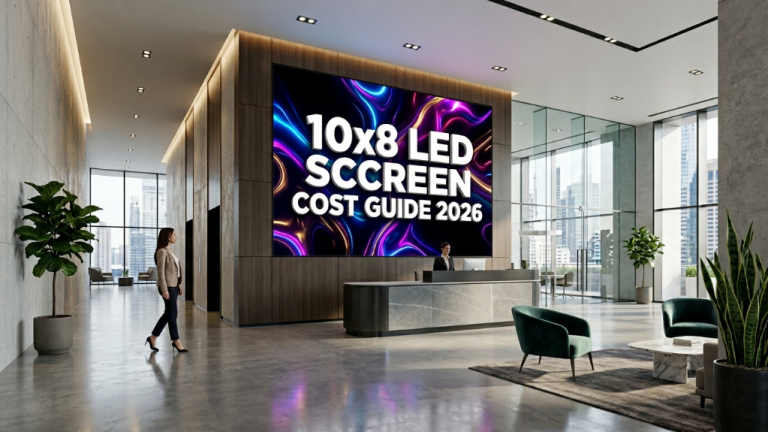 10x8 LED 스크린 비용