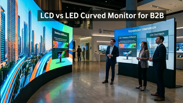 LCD vs LED 커브드 모니터