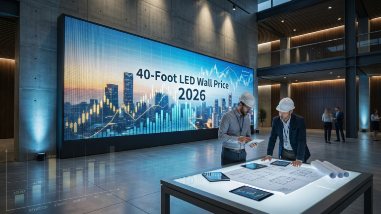 40피트 LED 벽 가격