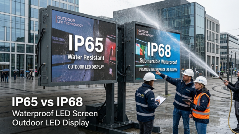IP65 대 IP68 LED 스크린